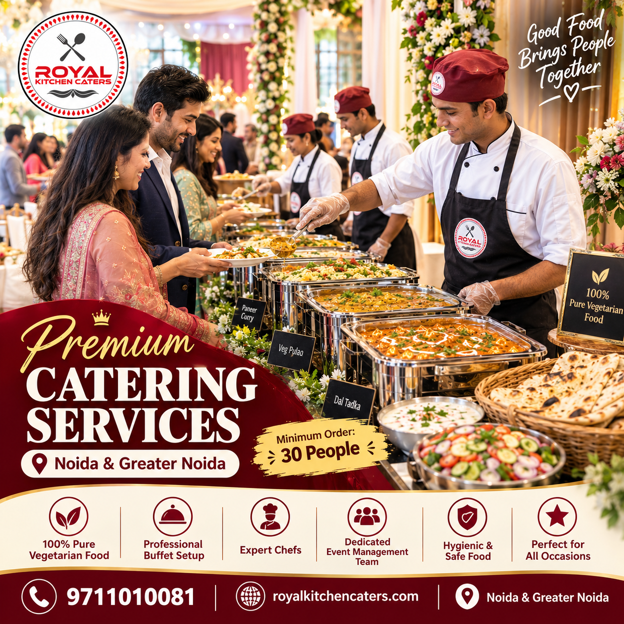 Vegetarian Catering Services in Noida